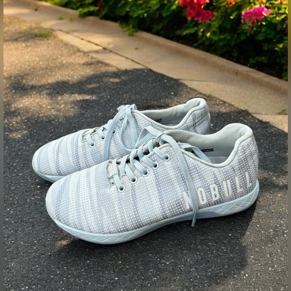 NOBULL Other - NoBull Ice Burst Light Gray Crossfit Trainer Sneakers.